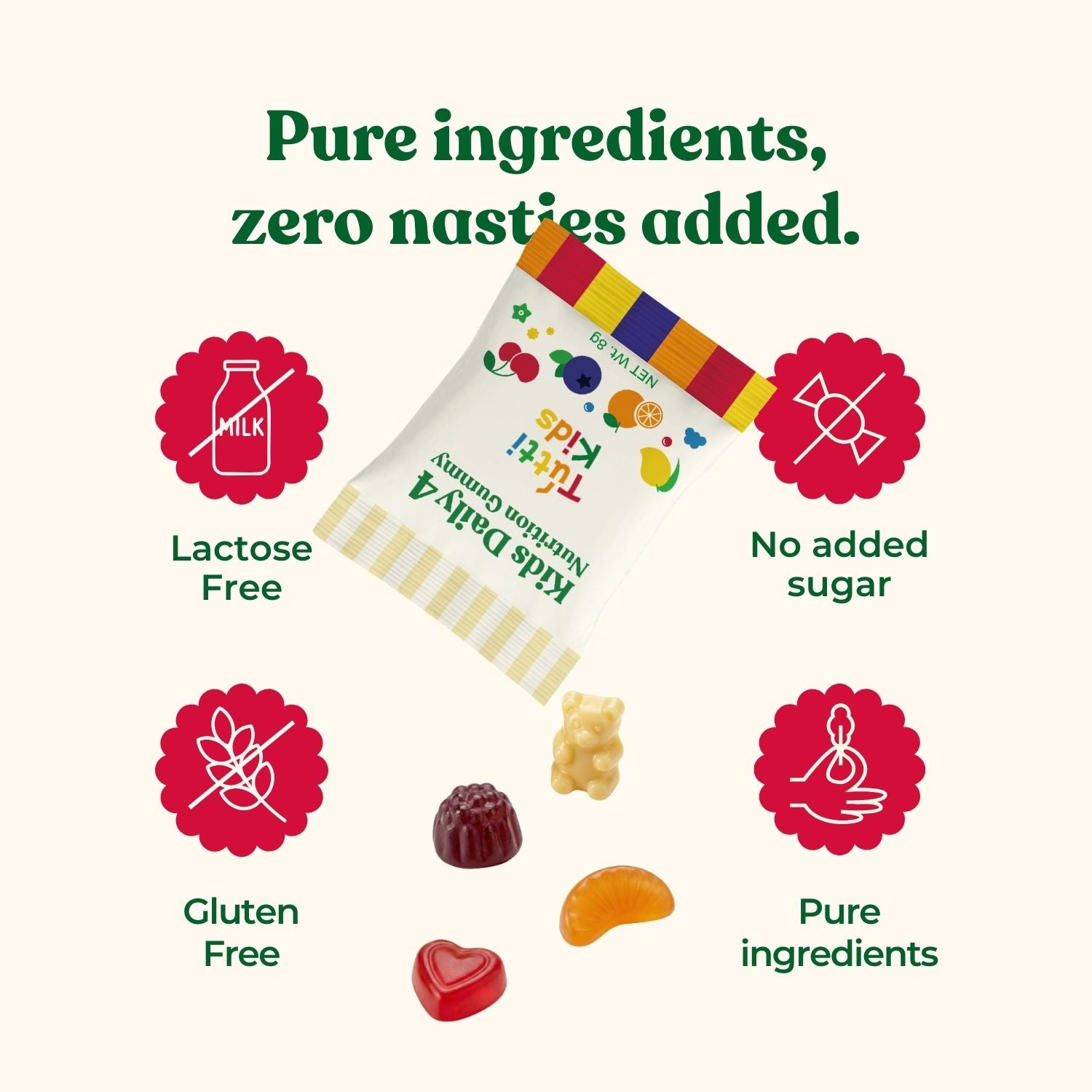 Tutti Kids Daily 4 Nutrition Gummy