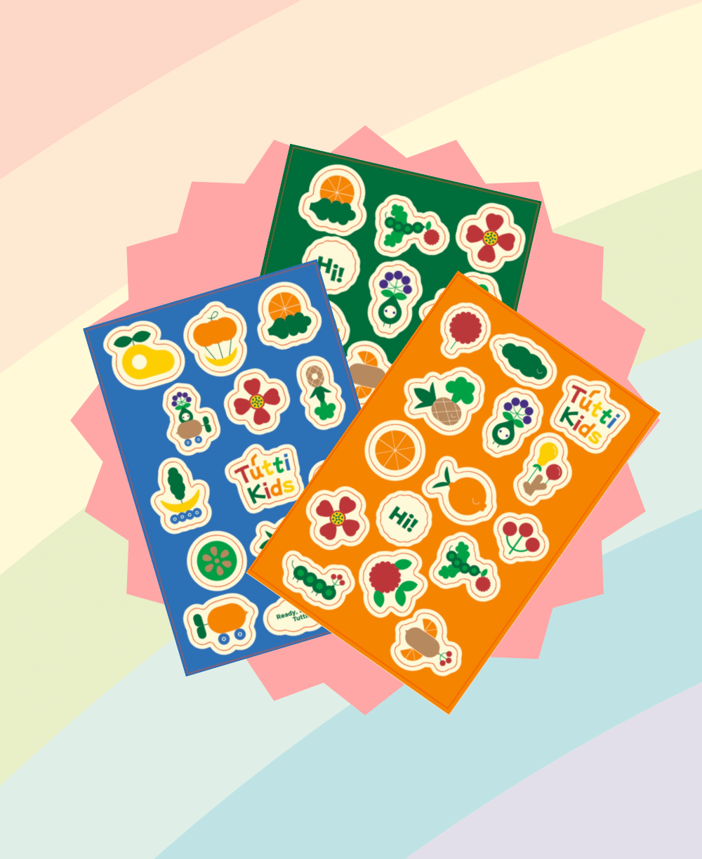 Tutti Kids Stickers x 2