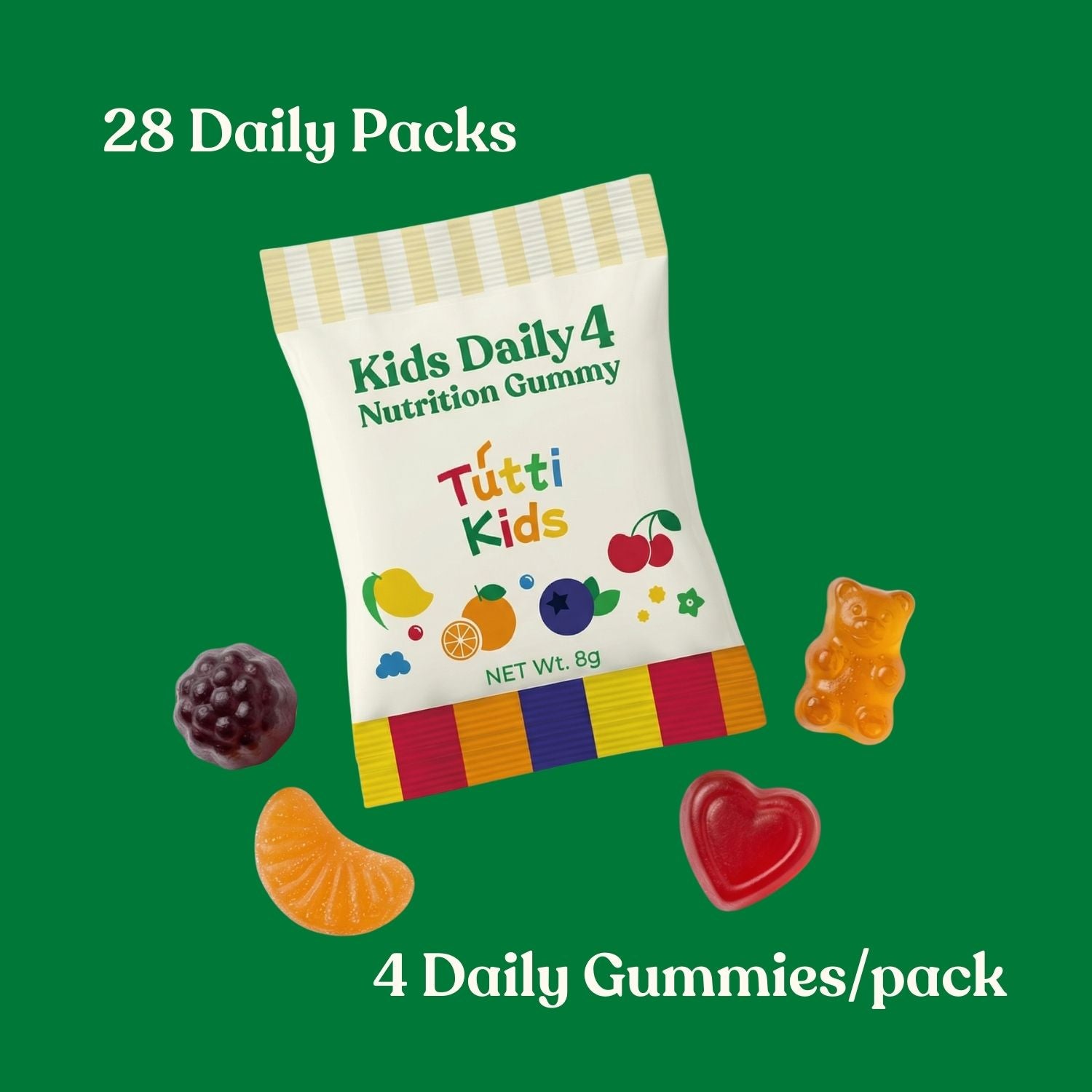 Tutti Kids Daily 4 Nutrition Gummy